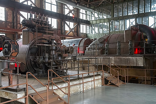 Siemens Generatoren aus dem Jahr 1914 in İstanbul, Museum Silahtarağa Elektrizitätswerk